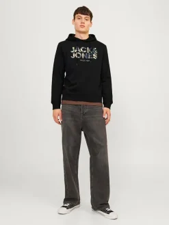 Hoodie "James" zwart