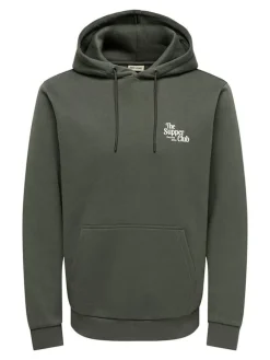 Hoodie kaki