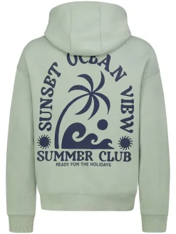 Hoodie lichtgroen
