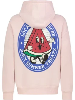 Hoodie lichtroze