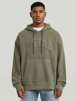 Hoodie olijfgroen