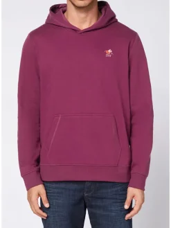 Hoodie pruimkleurig