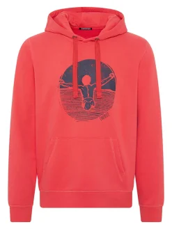 Hoodie "Zwiko" rood