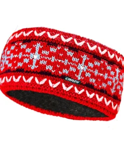 Hoofdband "Norge" rood