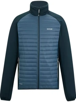 Hybride jas "Clumber" blauw