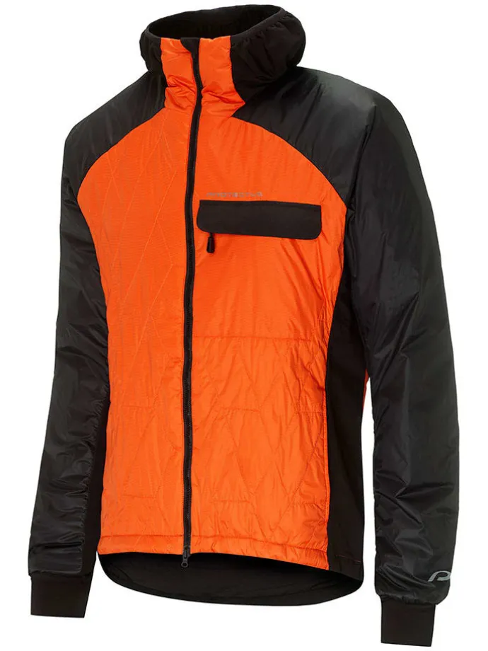 Hybride jas "Macro" oranje/zwart