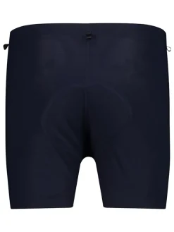3-in-1 fietsshort blauw/zwart