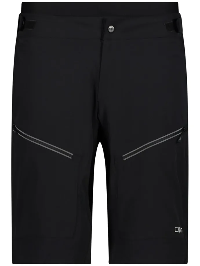 3-in-1 fietsshort zwart