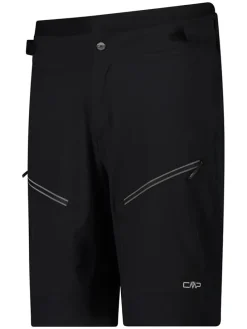 3-in-1 fietsshort zwart