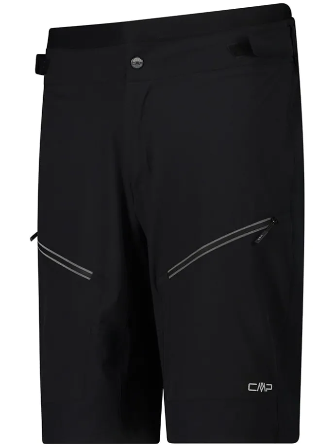 3-in-1 fietsshort zwart