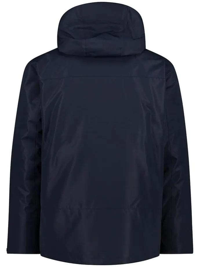3-in-1 functionele jas donkerblauw