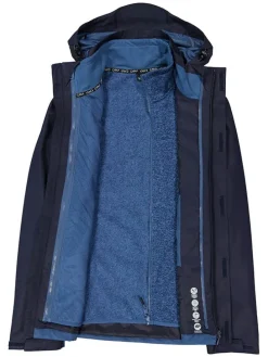 3-in-1 functionele jas donkerblauw