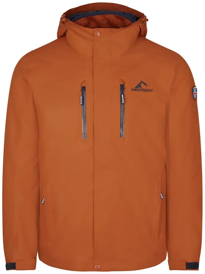 3-in-1 functionele jas "Hverfjall" oranje