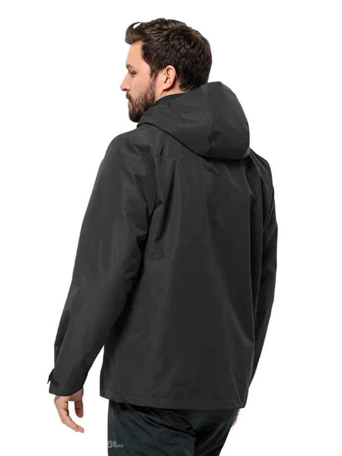 3-in-1 functionele jas "Taubenberg" zwart