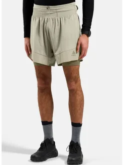 2-in-1 hardloopshorts "X-Alp Trail" beige