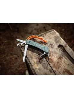 9-in-1 survival-multitool groen - (L)10 cm