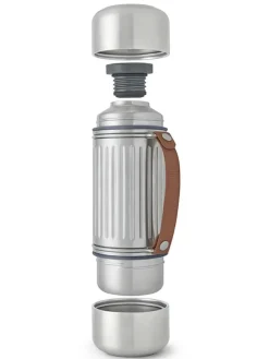 Isoleerfles "Explorer" zilverkleurig - 1 l
