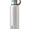 Isoleerfles zilverkleurig/blauw - 750 ml