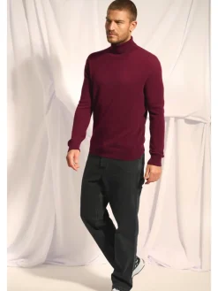Kasjmieren coltrui "Connor" bordeaux