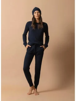 Kasjmieren muts "Faith" donkerblauw
