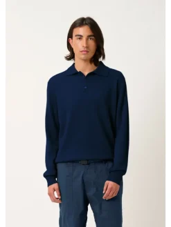 Kasjmieren trui "Charvet" donkerblauw