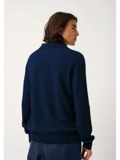 Kasjmieren trui "Charvet" donkerblauw