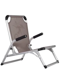Klapstoel grijs - (B)57 x (H)74 x (D)62 cm