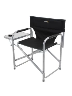 Klapstoel zwart/zilverkleurig - (B)61 x (H)78 x (D)42 cm