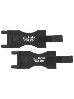 Kniebandage ''Insta Life'' zwart - (L)14 x (B)62 cm
