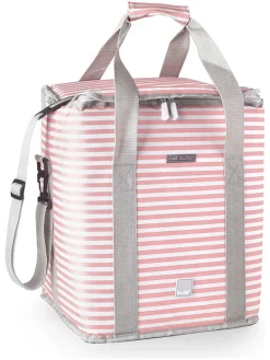 Koeltas "Biarritz" lichtroze/grijs - 30 l