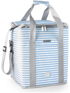 Koeltas "Niza" lichtblauw/grijs - 30 l
