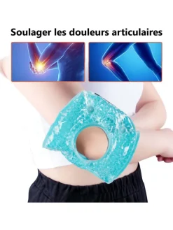 Koud en warm kompres turquoise/zwart