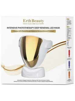 Led-lichttherapiemasker wit/goudkleurig