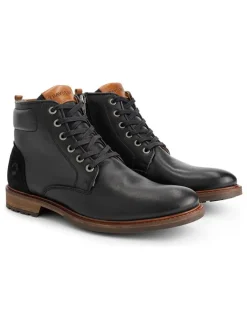 Leeder-Boots "Walton" zwart