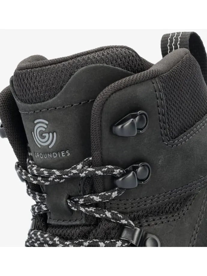 Leren barefootschoenen "Portland" zwart