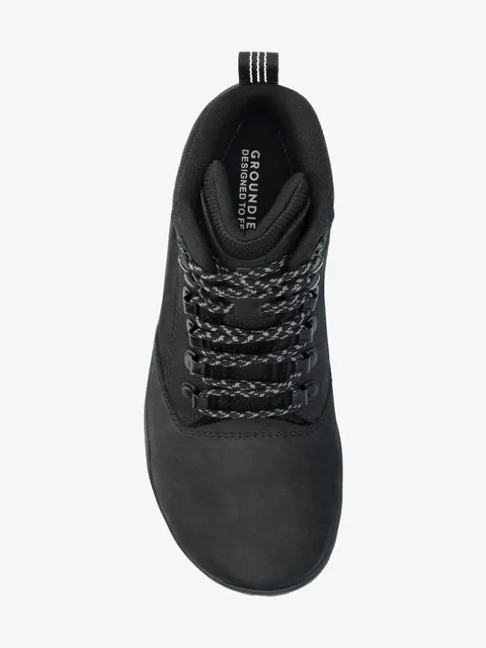 Leren barefootschoenen "Portland" zwart
