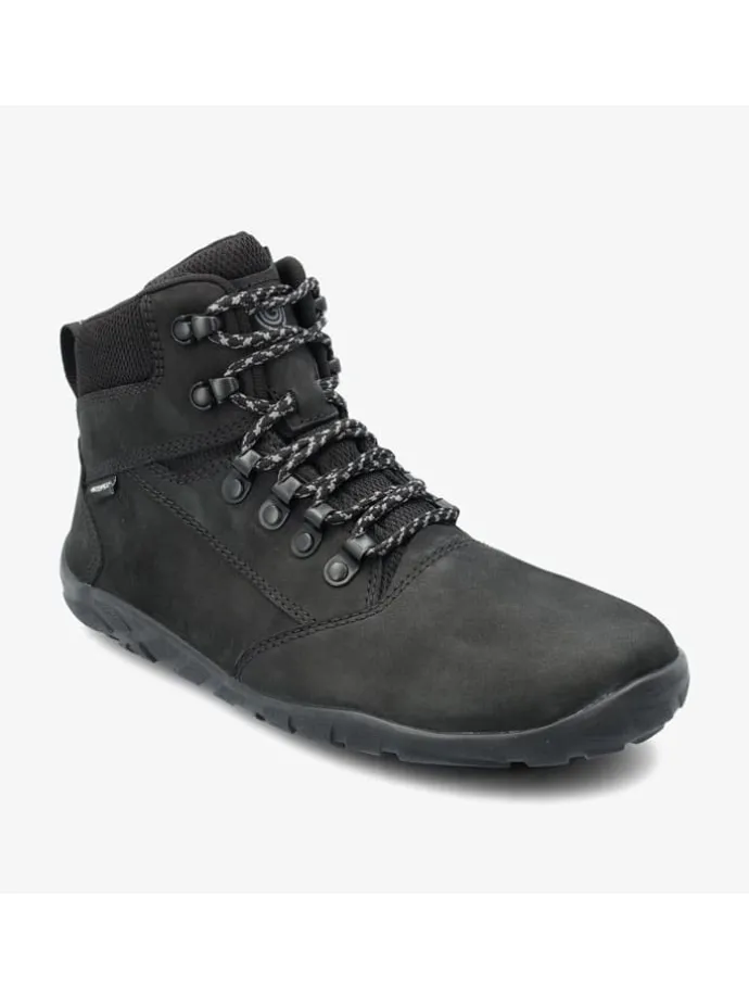 Leren barefootschoenen "Portland" zwart