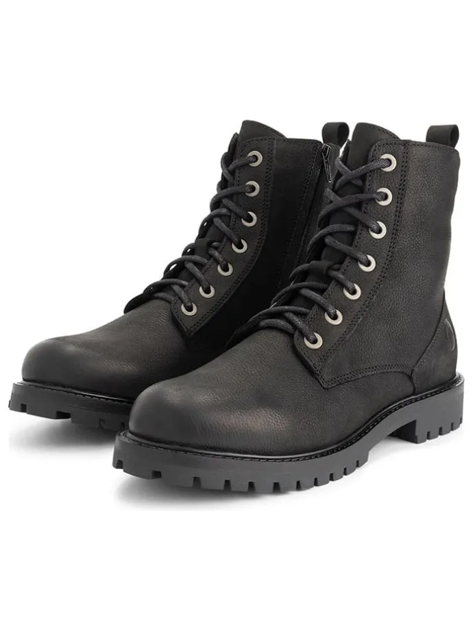 Leren boots "Akland" zwart