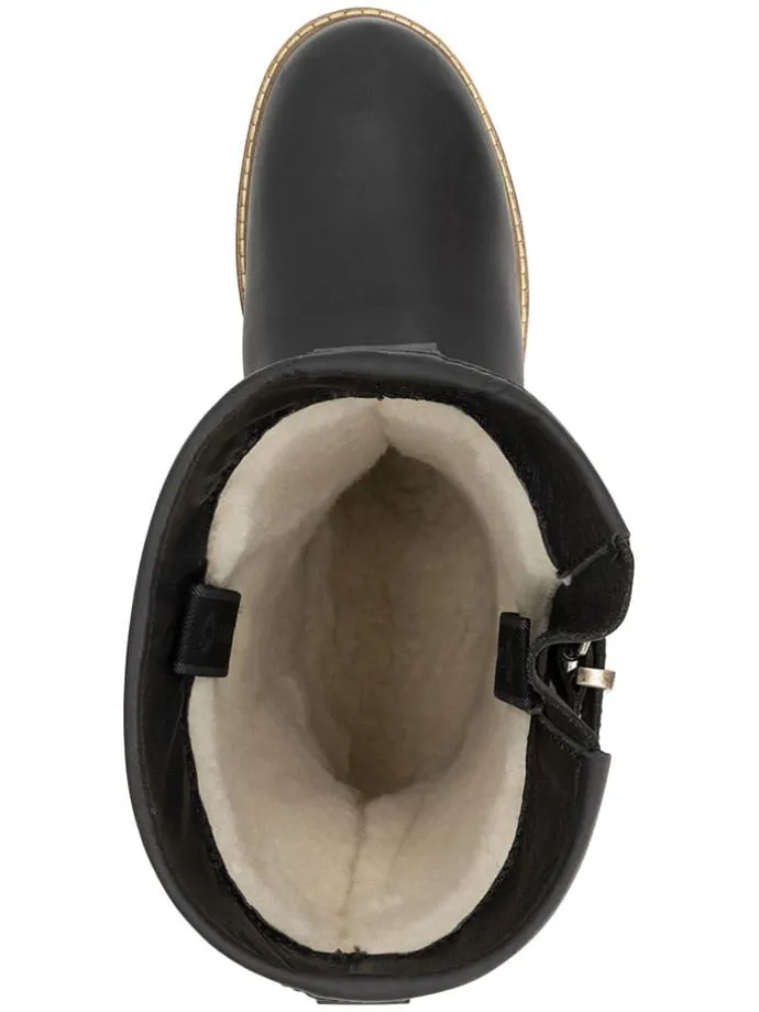 Leren boots "Aremark" zwart
