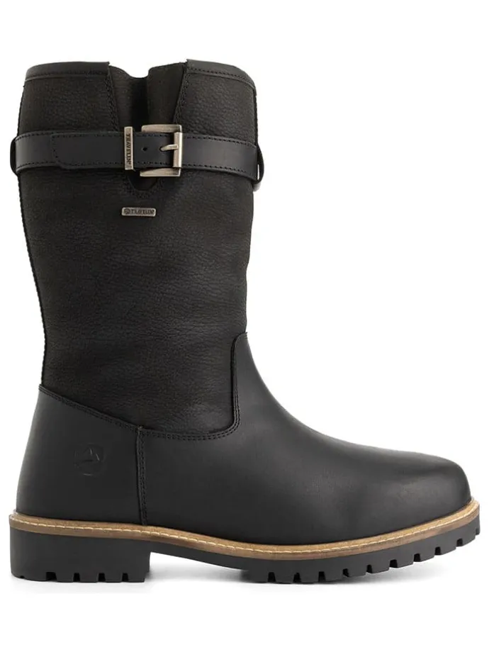 Leren boots "Aremark" zwart