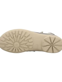 Leren boots beige/bruin