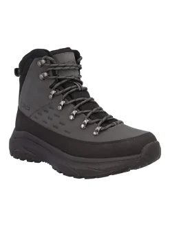 Leren boots "Dypsie" grijs/zwart