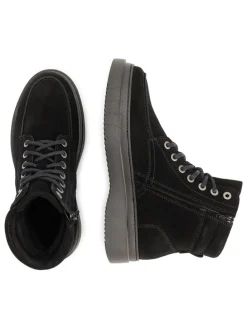 Leren boots "Edmonton" zwart