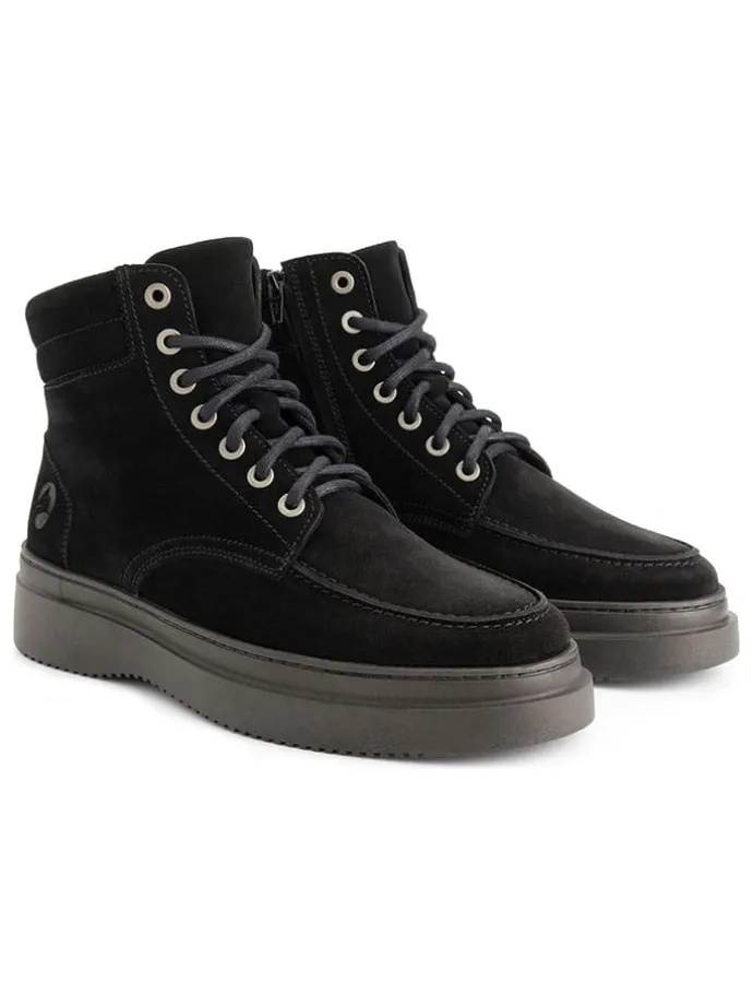 Leren boots "Edmonton" zwart