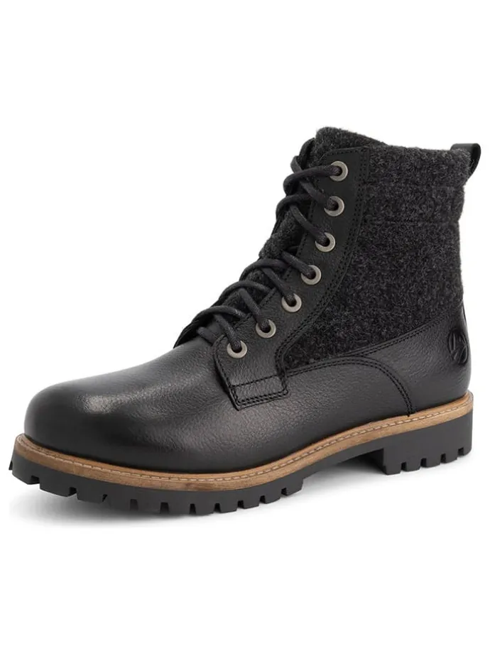 Leren boots "Enningdal" zwart