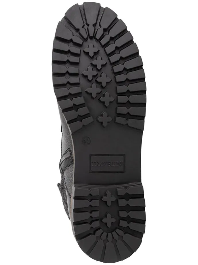 Leren boots "Enningdal" zwart