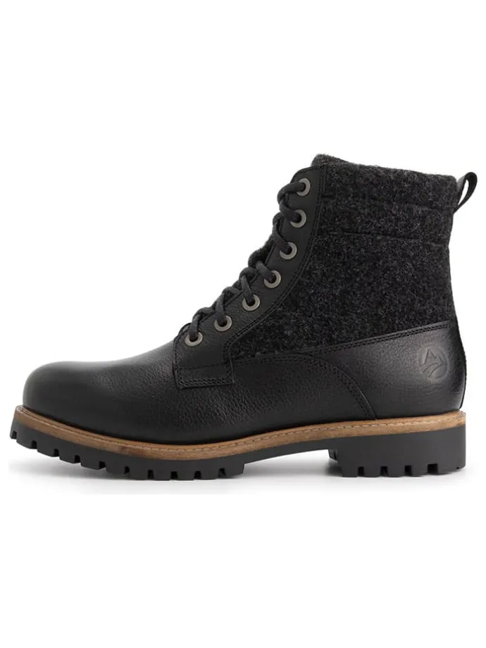 Leren boots "Enningdal" zwart