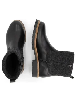Leren boots "Gotaland" zwart