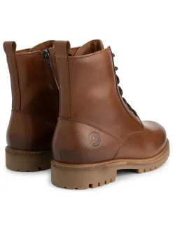 Leren boots lichtbruin