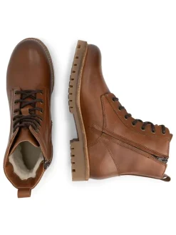 Leren boots lichtbruin